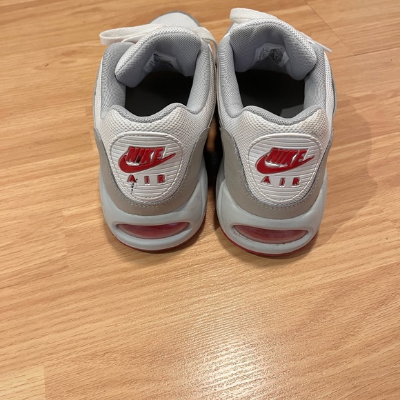 Nike Air Max White and Fuschia Sneakers - Picture 3 of 6